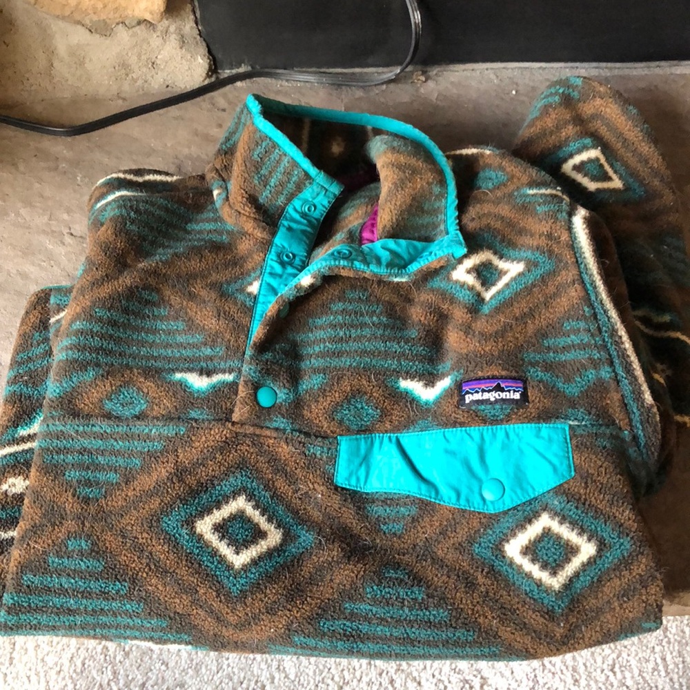 XS Patagonia Fleece Synchilla 1/4 Snap